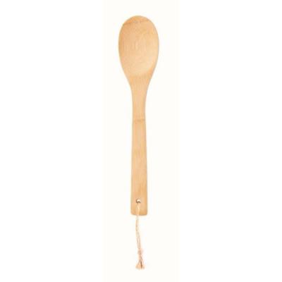 Image of Engraved Bamboo Salad Serving Spoon