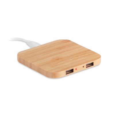 Image of Promotional Bamboo Wireless Charger Pad