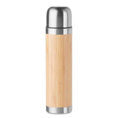 Image of Promotional Bamboo Thermos Flask 400ml