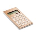 Image of Promotional Bamboo Calculator With Dual Solar Power