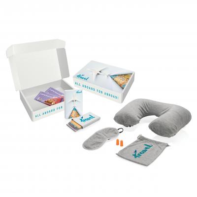 Image of Branded Gift Set With Printed Gift Box RFID Card Holder & Travel Set