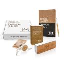Image of Custom Branded Gift Box With Charging Cable Speaker Notebook & Pen
