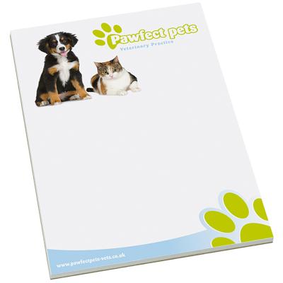 Image of Promotional Desk Pads A4 Printed Jotter Pads 