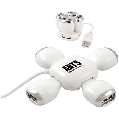 Image of Promotional USB HUB Connector - Turtle 4 Port USB Hub