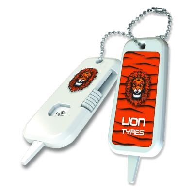 Image of Promotional Tyre Tread Gauge; branded with your logo, brand or design