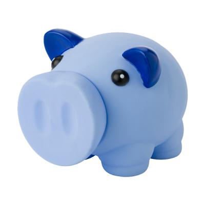 Image of Printed Plastic Piggy Bank With Nose As Stopper