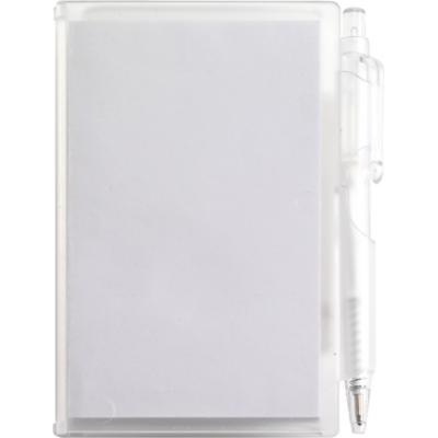 Image of Full Colour Printed Notebook With Plastic Case And Ballpen.