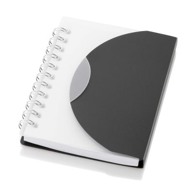 Image of Printed Wire Bound Notebook. Size A7