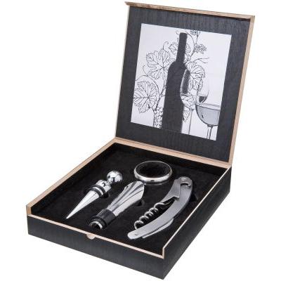Image of Promotional wine gift set 4 piece in gift box