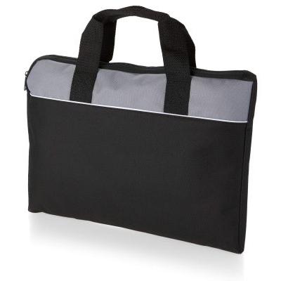 Image of Promotional Document Bag Two Tone With Short Handle