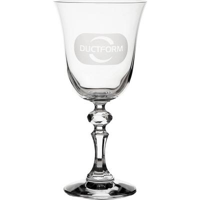 Image of Engraved  Red Wine Glass Elegant Style