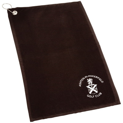 Image of Promotional Velour Golf Towel - Quality Cotton Golf Towels