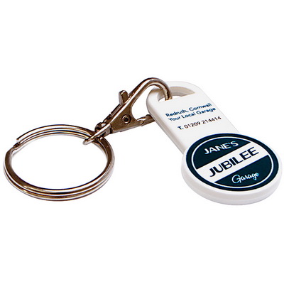 Image of Promotional Trolley Stick Keyring, printed with your logo, brand or design