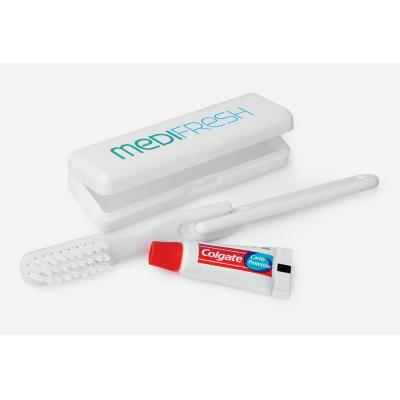 Image of Promotional Travel Toothbrush Set with Colgate Toothpaste