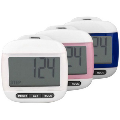 Image of Branded Easy View Pedometer. Printed Pedometer With Jumbo Digits
