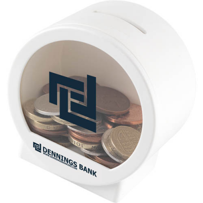 Image of Promotional Money Pod - Coins and money saving Pods ( See Through )