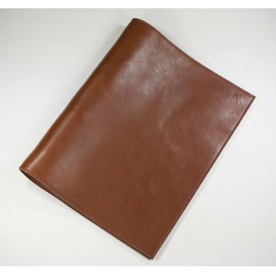 Image of Promotional Leather Binder A4 Tan Brown Or Black