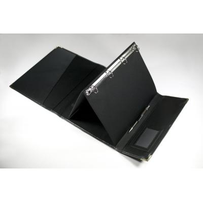 Image of Promotional leather Binder With Tri Easel Fold