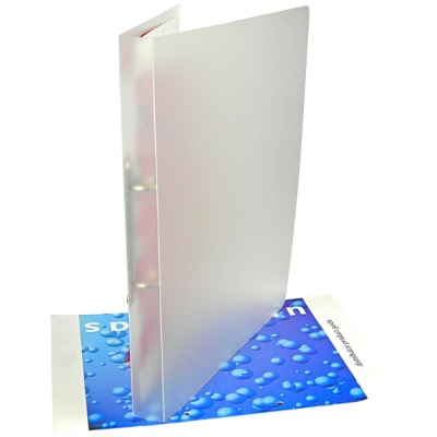 Image of Printed Ring Binder A4 Polypropylene Frosted Clear