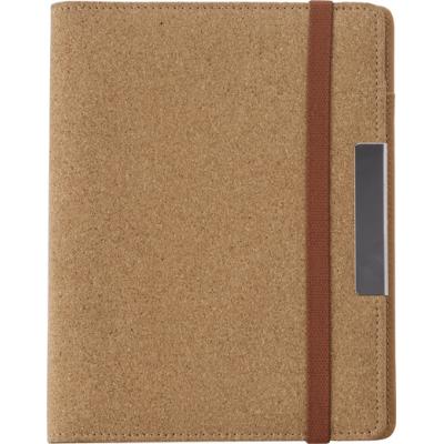 Image of Promotional Cork Portfolio A5 With Pockets And Notepad