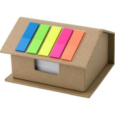 Image of Promotional House Shaped Memo Holder With Memo Block & Page Tabs