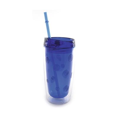 Image of Promotional Tumbler With Lid & Matching Straw