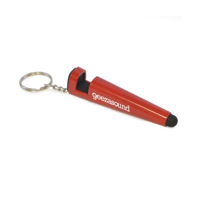 Image of Promotional phone stand with stylus & keyring