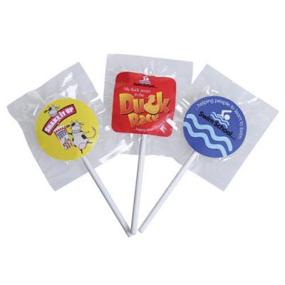 Image of Promotional Individually Wrapped Lollies With Full Colour Print Label