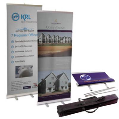 Image of Promotional Banner Sign Roll Up With Carry Case 2m x 800mm