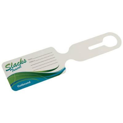Image of Full colour printed luggage tags