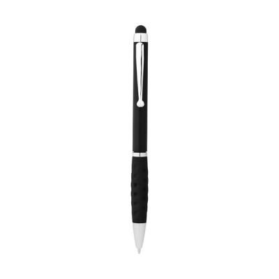 Image of Printed Ziggy stylus ballpoint pen. Promotional Twist Action Stylus Pen