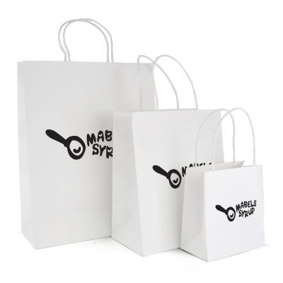 Image of Promotional Brunswick recyclable large paper bag, white