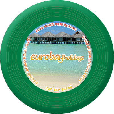 Image of Branded Recycled Frisbee. Full Colour Printed Frisbee. UK Manufactured