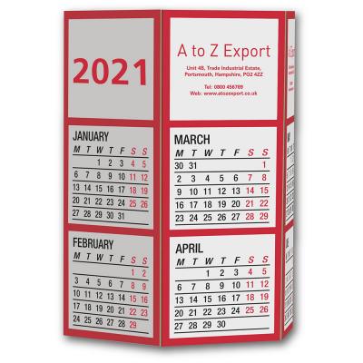 Image of Promotional Calendar For Desk With Pen Pot