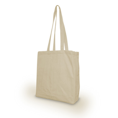 Image of 5oz Natural Cotton Shopper With Gusset