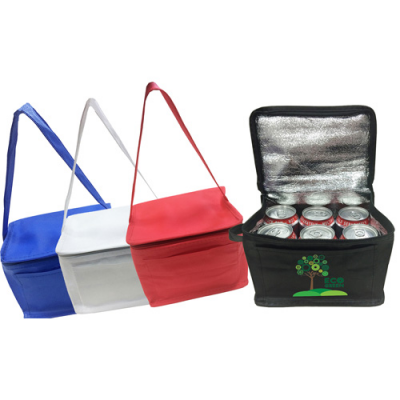 Image of Promotional Cooler Bag Non Woven Cool Bag 6 Can