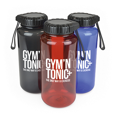 Image of Express Printed Plastic Gowing Bottle. 950ml Promotional Sports Bottle