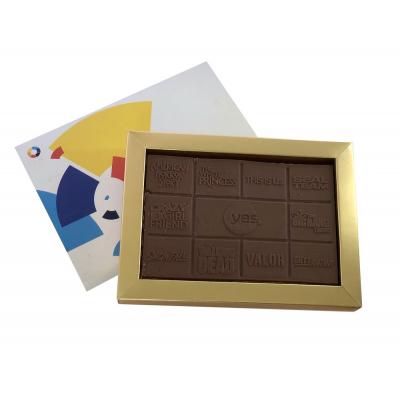 Image of Promotional Box Of  Chocolates Bespoke Moulded Design