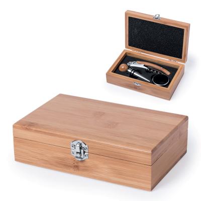 Image of Promotional Nitol Wine Set In Bamboo Gift Box