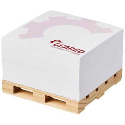 Image of Branded Memo Block 1C 100 x 100 mm On A Mini Pallet