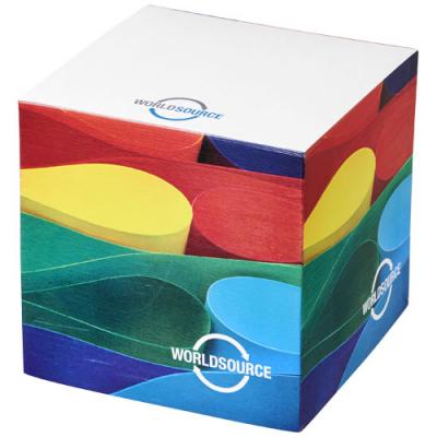 Image of Full Colour Printed Memo Block Cube Small 75 x 75 mm