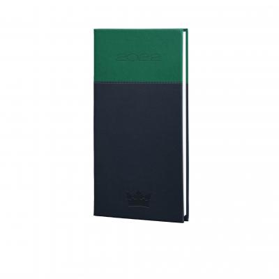 Image of Branded Pocket Diary Portrait Two Tone Leather Look