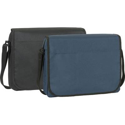 Image of Promotional Business Bag Messenger Style Made From Recycled RPET