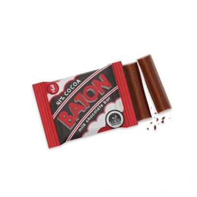 Image of Promotional Milk Chocolate Bar 3 Baton 15g 