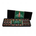 Image of Promotional Christmas Gift Box Filled With Chocolate Truffles 