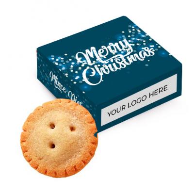 Image of Promotional Christmas Mince Pie in a Printed Gift Box