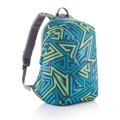 Image of Promotional Bobby Soft Art Backpack Anti Theft Recycled Blue