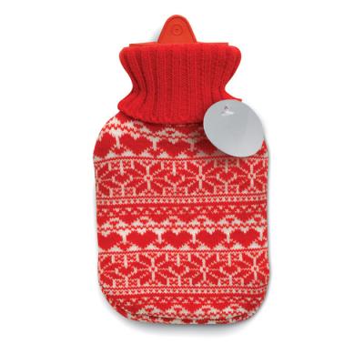 Image of Promotional Christmas Hot Water Bottle Gift With Nordic Design