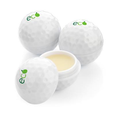 Image of Promotional Lip Balm In Golf Ball Shaped Pot Made In The UK