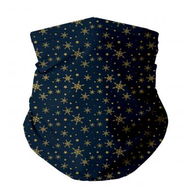 Image of Promotional Christmas Snood With Fleece Lining Starry Night 